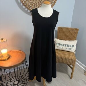 Old Navy Classic Black Sleeveless A-Line Dress